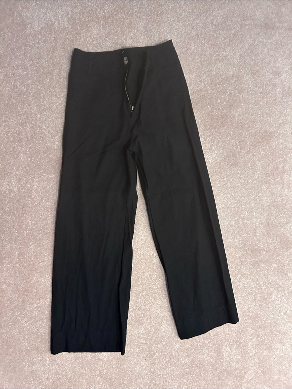 Maeve The Colette Black Wide-Leg Crop Pants - Picture 5 of 7